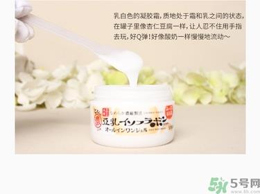 sana莎娜豆乳6合1保湿凝胶面霜真假辨别对比图