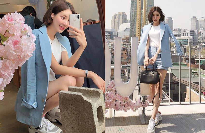 女生夏天怎么穿西服外套