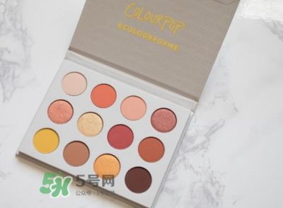​colourpop日落眼影盘色号_colourpop日落眼影盘试色