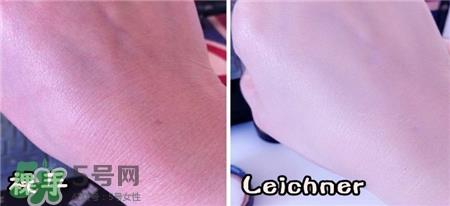 leichner粉霜色号 leichner粉底霜试色