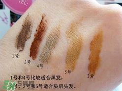 爱丽小屋染眉膏色号 爱丽小屋染眉膏试色