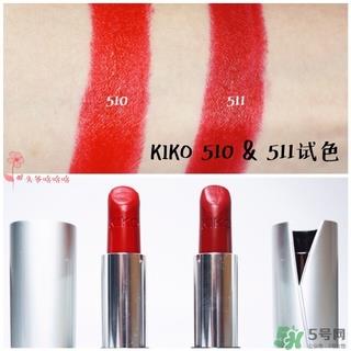 kiko口红5系色号推荐_kiko口红5系试色图