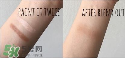 nyx修容棒色号 nyx修容棒试色图