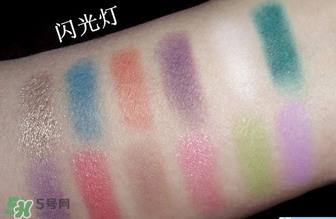 sleek日落盘眼影色号试色 sleek日落眼影盘试色图