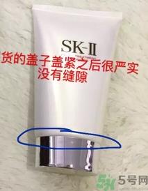 sk2洗面奶真假对比 sk2洁面乳真假辨别图
