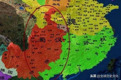 ​历史上三国地图，三国分布全图