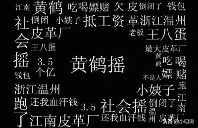 ​江南皮革厂倒闭，欠下3.5亿跑了的黄鹤，带的真是小姨子吗？