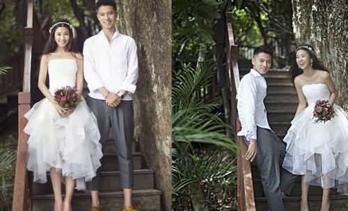 王雷李小萌婚纱照