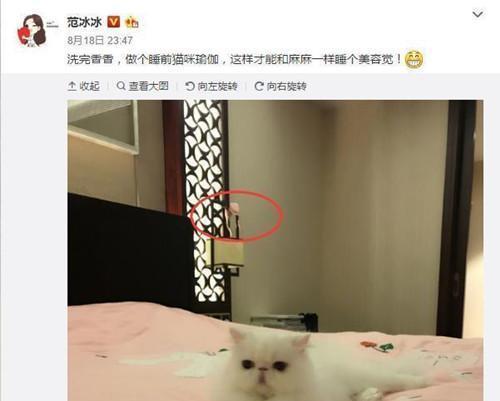 范冰冰深夜玩直播，自己不小心被网友发现亮点，李晨默默躺枪！