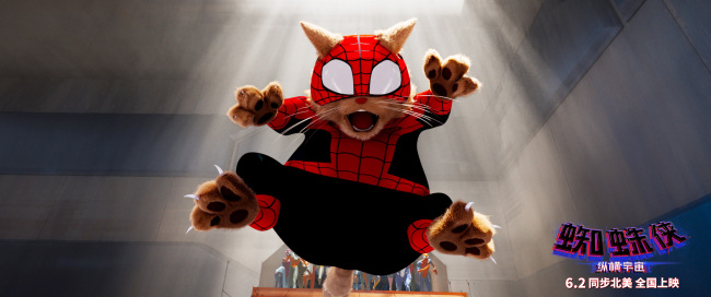 《蜘蛛侠:纵横宇宙》逗趣角色报道 蜘蛛猫画风清奇