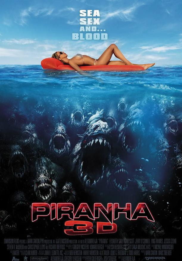 惊悚恐怖电影《食人鱼3D》系列