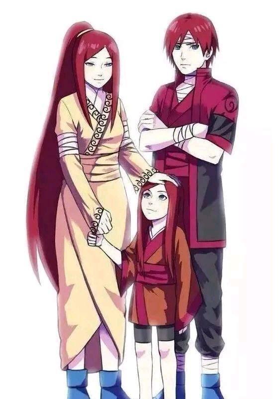 火影忍者: 岸本没画出的人物一览, 玖辛奈爸爸比四代还帅啊