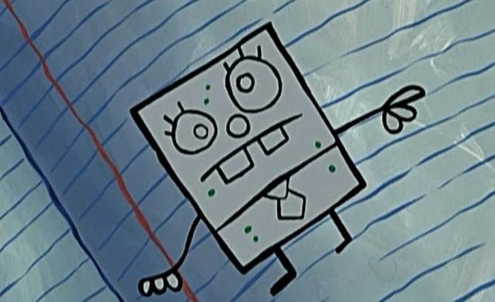 海绵宝宝之魔法铅笔，画出了海绵宝宝的邪恶面！铅笔人取代了他！