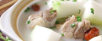 ​冬瓜和山药可以一起炖排骨吗