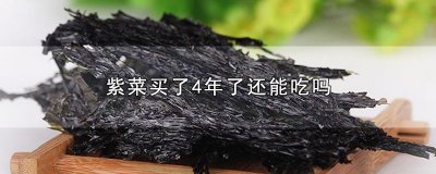 ​紫菜买了4年了还能吃吗