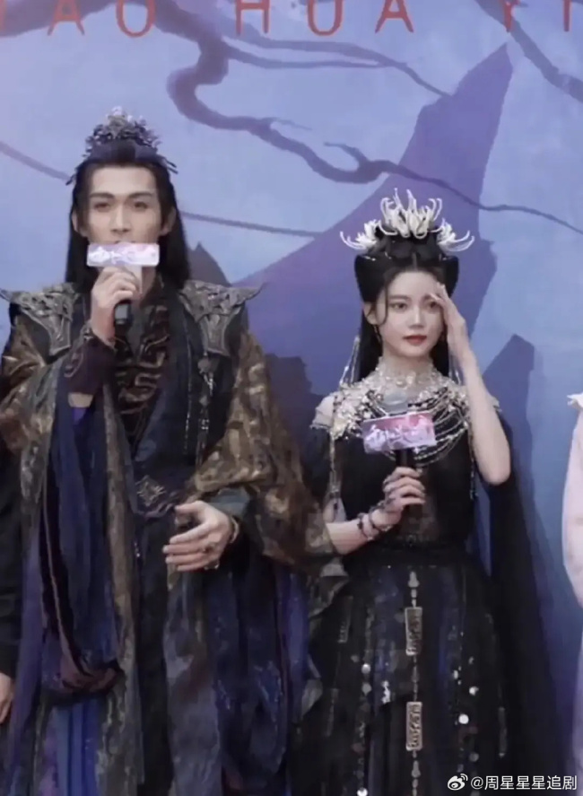 千朵桃花一世开开机妆造被网友质疑“太歹毒”