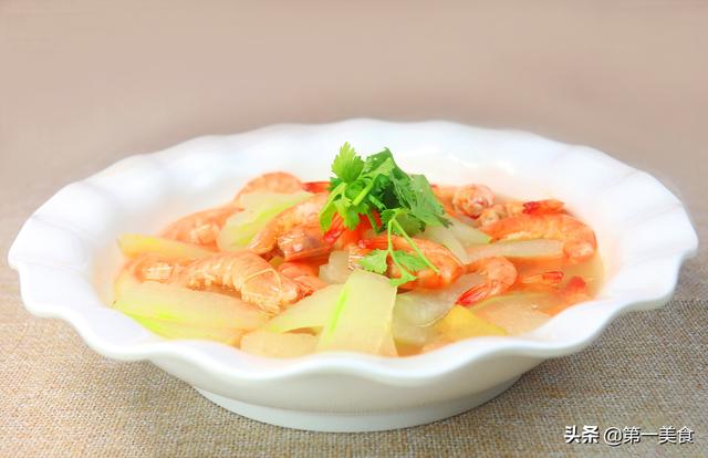 冬瓜虾仁汤的正宗做法大全（在家就能做虾仁冬瓜汤）(1)