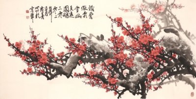 ​铁骨傲霜雪，幽香透国魂，王成喜笔下的梅花