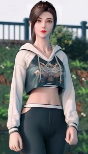 ​国术美女唐紫尘壁纸