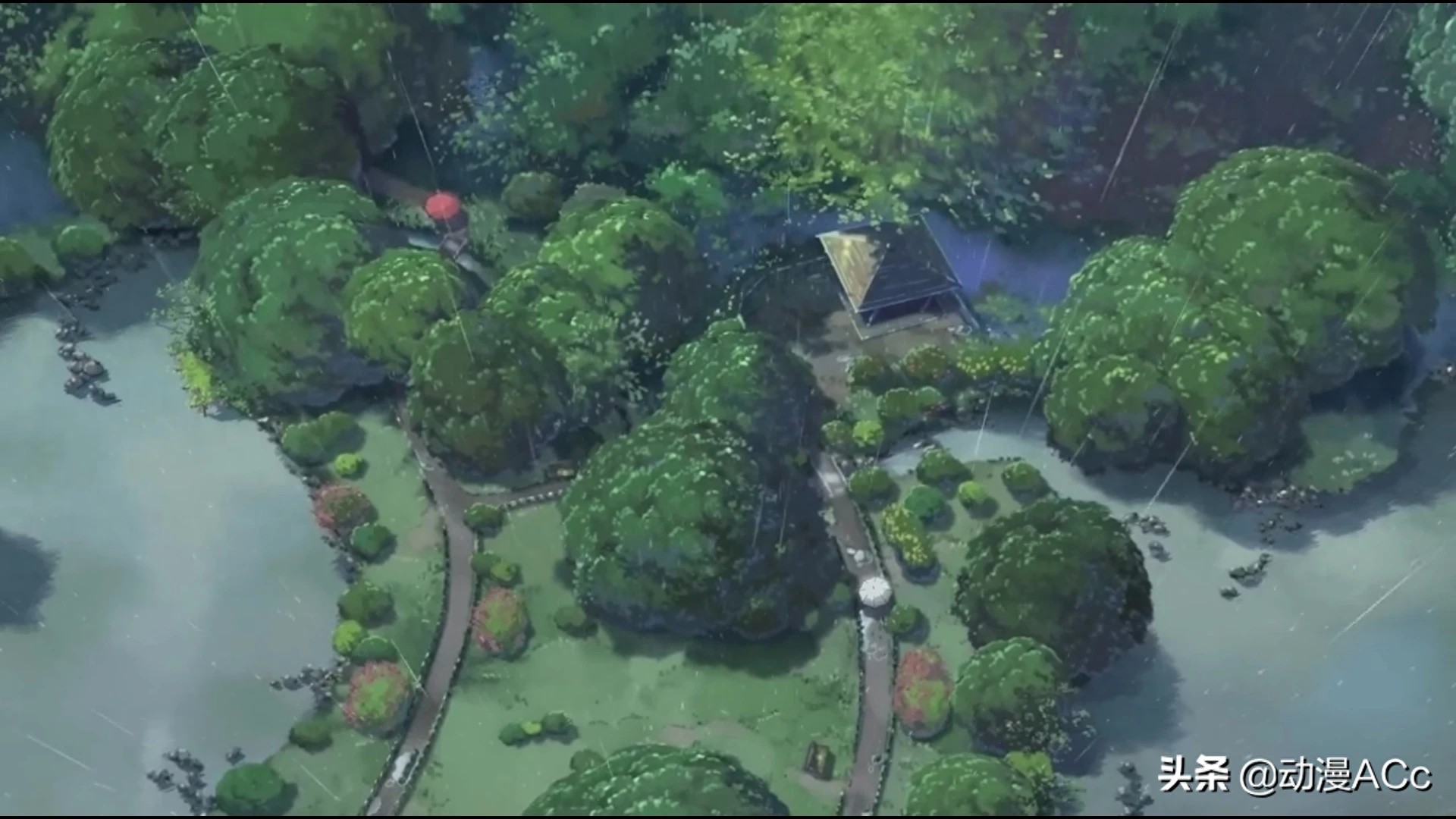 《言叶之庭》唯美壁纸来了，无可挑剔