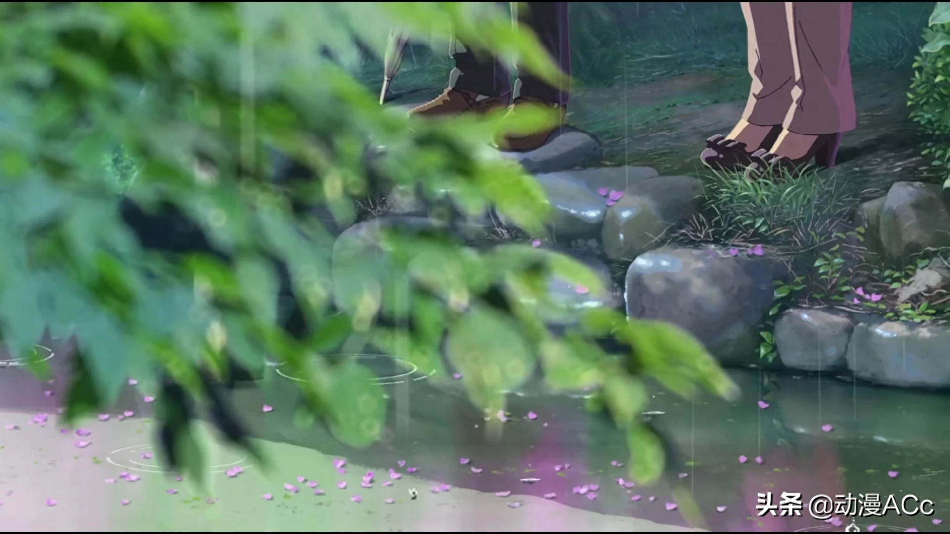 《言叶之庭》唯美壁纸来了，无可挑剔