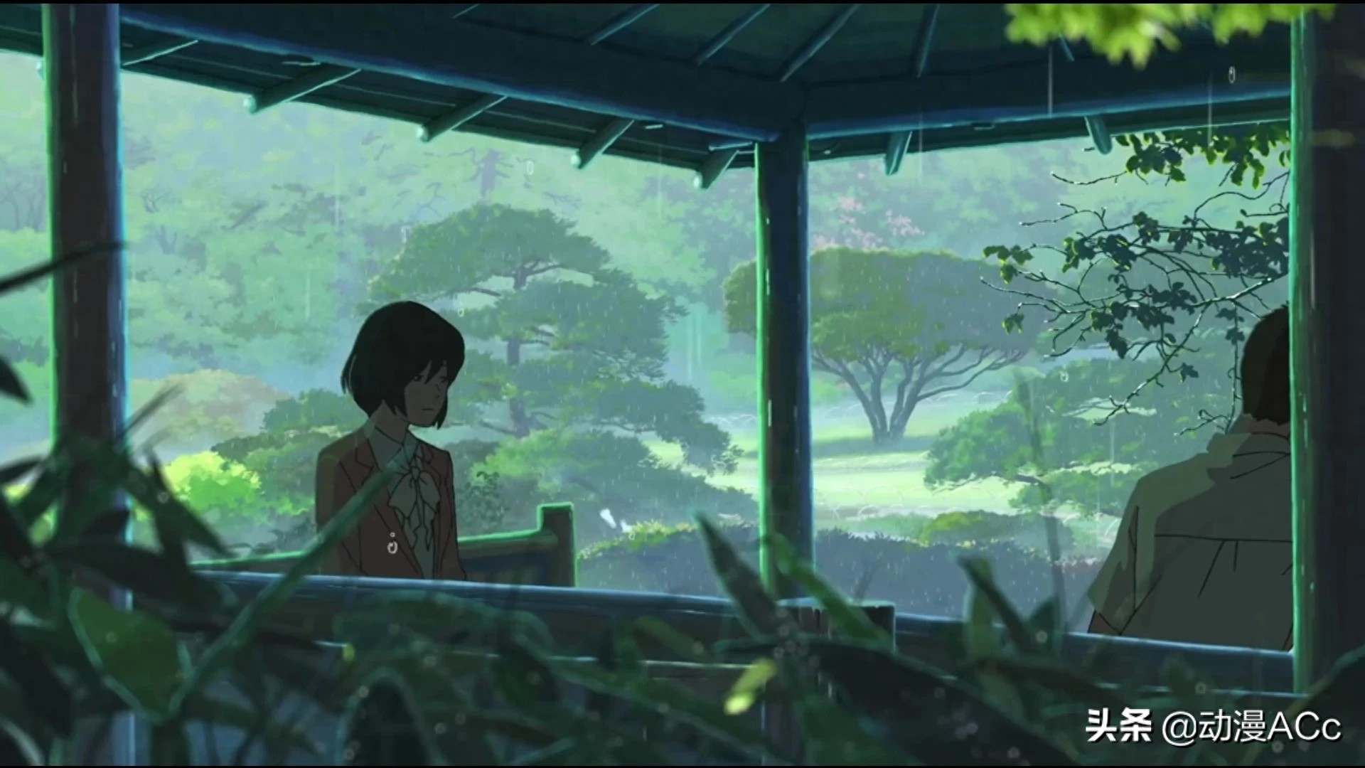 《言叶之庭》唯美壁纸来了，无可挑剔