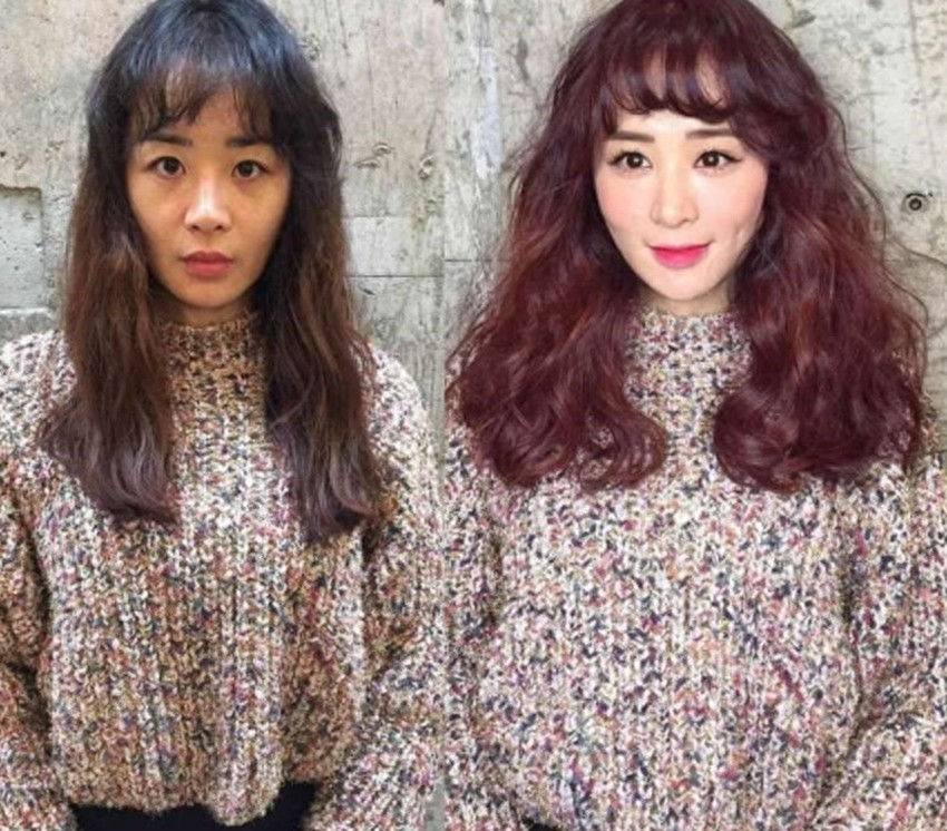 女孩们化妆前后的对比图：看完再也不相信世上有真美女了